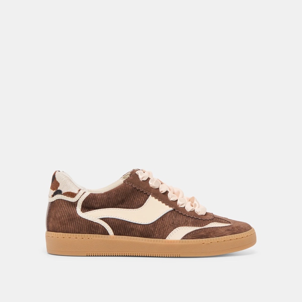 Dolce Vita notice sneakers - chocolate brown courduroy like new!
